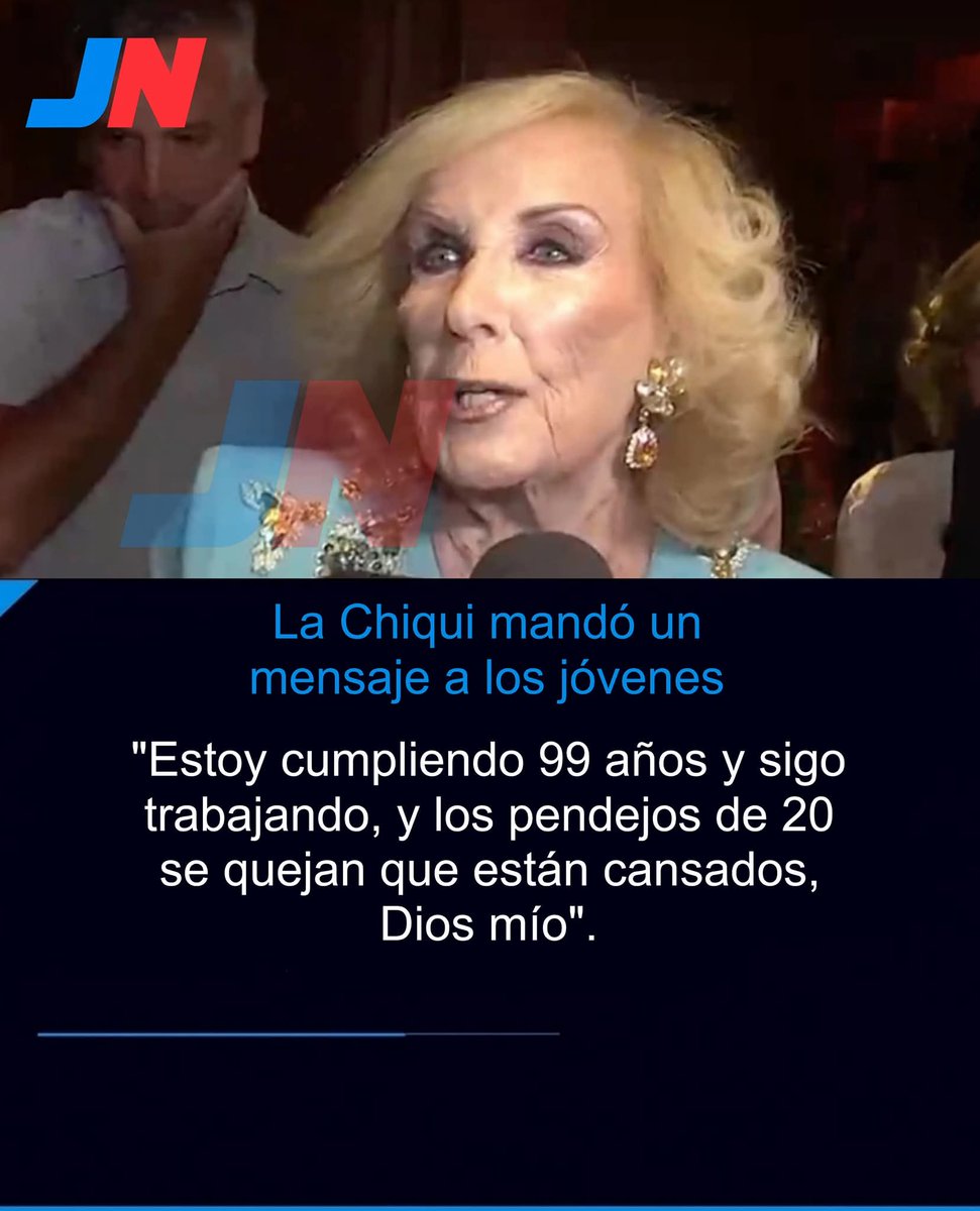 No es ningún ejemplo q un viejo trabaje hasta q reviente. Esta mujer, vivió toda su vida como una reina, no sufrió ningún desgaste de nada : no tomó colectivos ni trenes atestados de gente, no sufrió frío, ni calor, ni lluvia ni nada ! Dejen de romantizar sacrificios q no existen