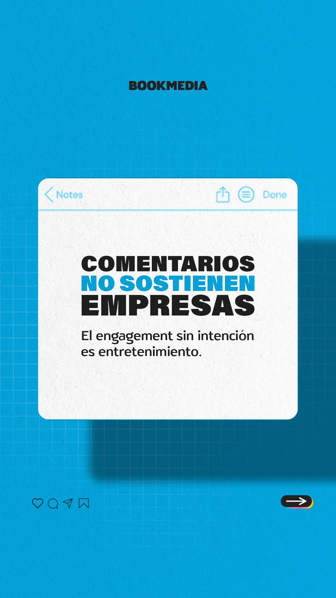 Bookmediacorp's tweet photo. Si no impacta tu negocio, no es marketing. Es ruido https://t.co/9wKMe4uVIt