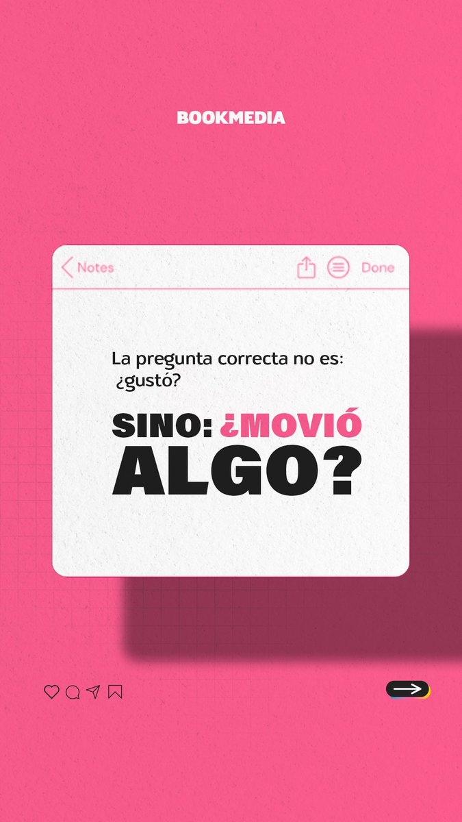 Bookmediacorp's tweet photo. Si no impacta tu negocio, no es marketing. Es ruido https://t.co/9wKMe4uVIt