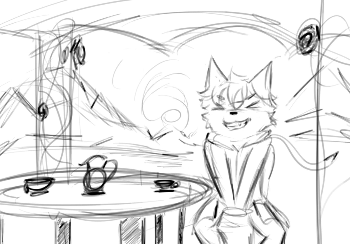 I think I will start posting sketches because I feel I have not been posting a lot lately.....