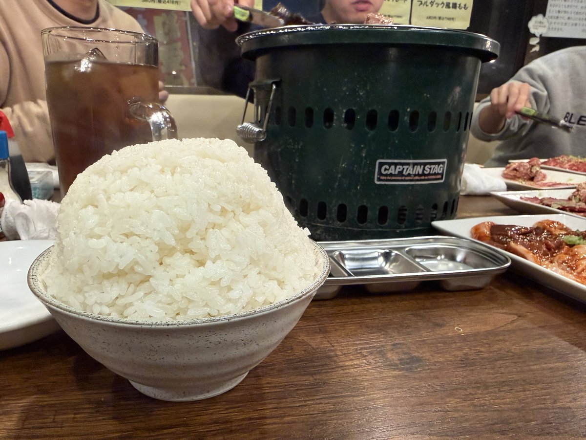 kuran0905's tweet photo. 焼肉美味かったー🤩
ご飯の量凄かったよ、、、笑😆 https://t.co/hFfwwe173K