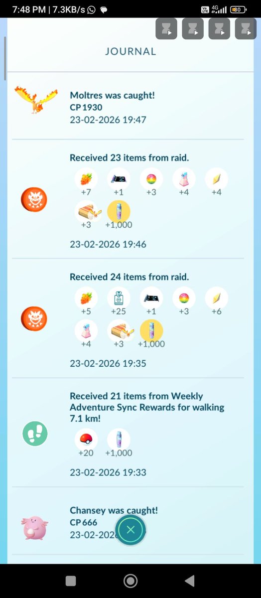 ffraiseeeee's tweet photo. @NianticHelp I completed a raid and my game crashed, my pokemon is not available for catching, please help. https://t.co/kReObk6F8P