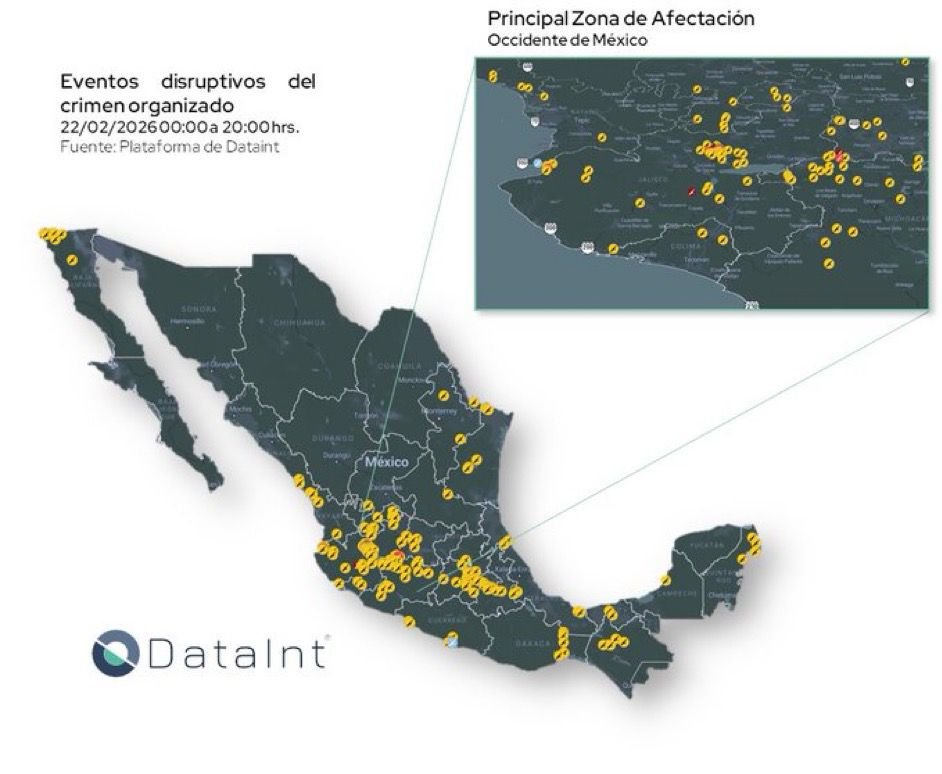 El gobierno de <a href="/Claudiashein/">Claudia Sheinbaum Pardo</a> sabía que la “eliminación” del Mencho detonaría una reacción terrorista masiva.

Aún así, activó ese terrorismo y fue incapaz de contenerlo.

Optó, de nuevo, por el descabezamiento de un cártel antes que su desmantelamiento.

Y esto tiene