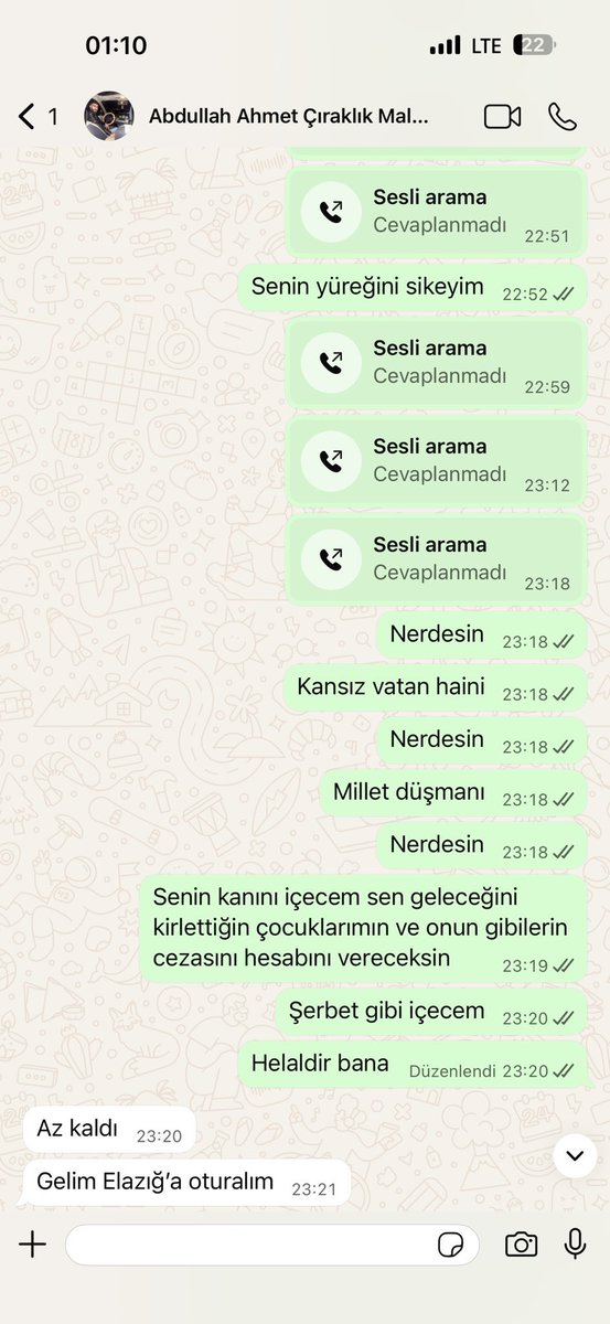 Şuraya bir oruspu çocuğu fotoğrafı bırakıyorum‼️

Çocuklarımızın saçının teline kim dokunursa dokunsun fotoğrafınızla sizleri Türkiye’ye rezil edeceğim. 

Paylaşsın haberi yolda yürüyemesin pezevenk‼️

‼️
🔴 Elazığ’da Çocuklara Yönelik İstismar İddiası

Elazığ’da Ataşehir