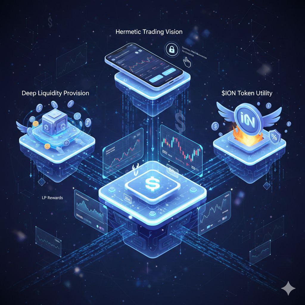 jerom_bello08's tweet image. In the ION Ecosystem, @ice_blockpad functions as a specialized Perpetual Decentralized Exchange (DEX) designed to bring high-leverage trading and advanced financial tools to the network. It serves as the primary venue for trading perpetual futures. 📉

#ION #BPAD #PerpDEX