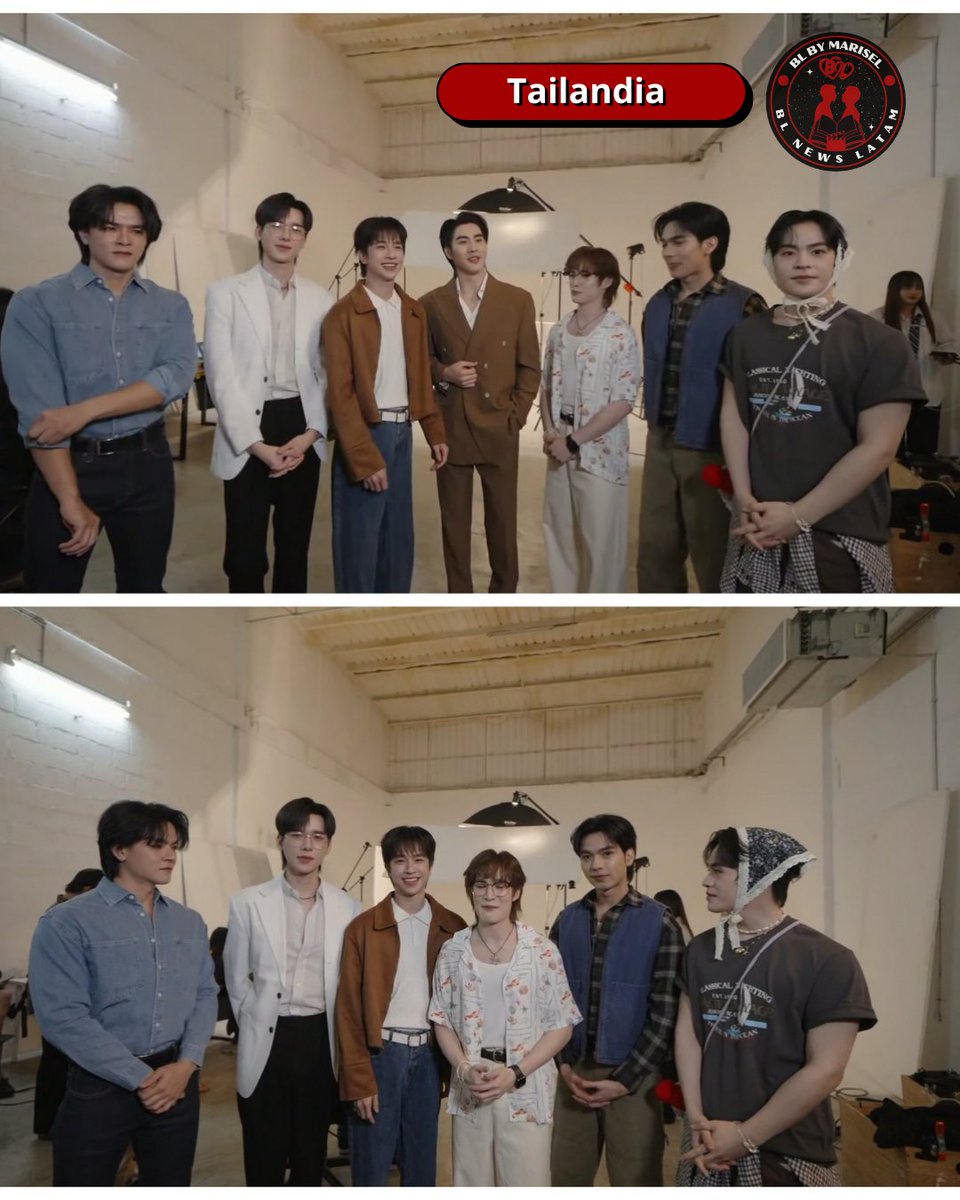 BLNEWSLATAM's tweet photo. #blnewslatam #MaxNat #YourThirdSeries #BLThailand #FittingDay
¡Prueba de vestuario del nuevo BL de MaxNat! 👔✨
Iniciaron las pruebas de vestuario de Your Third Series. Un empleado busca al hermano fugitivo de su jefe y halla un romance inesperado. 📝❤️ 🇹🇭🌟 https://t.co/MJGbC9HDVV