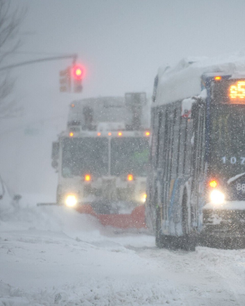 France24_en's tweet image. 🇺🇸❄️ A major #snowstorm has put millions in New York City and the US Northeast under travel bans and blizzard warnings.

Flights have been grounded, hundreds of thousands lost power, and officials warn travel is “nearly impossible.”

📸 Reuters 📍New York City