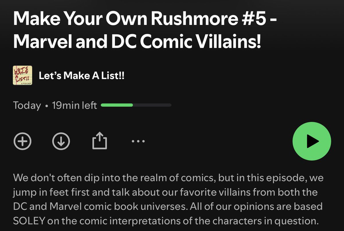 letsmakealistpc's tweet photo. Looking at both the DC and Marvel comic universes, we set out to create THE Rushmore of villains. Who is getting carved in stone? #letsmakealist #letsmakealistpc #dccomics #marvelcomics
https://t.co/oP1QnDceRb
https://t.co/lARo8BmA5E https://t.co/IRUVhixYph