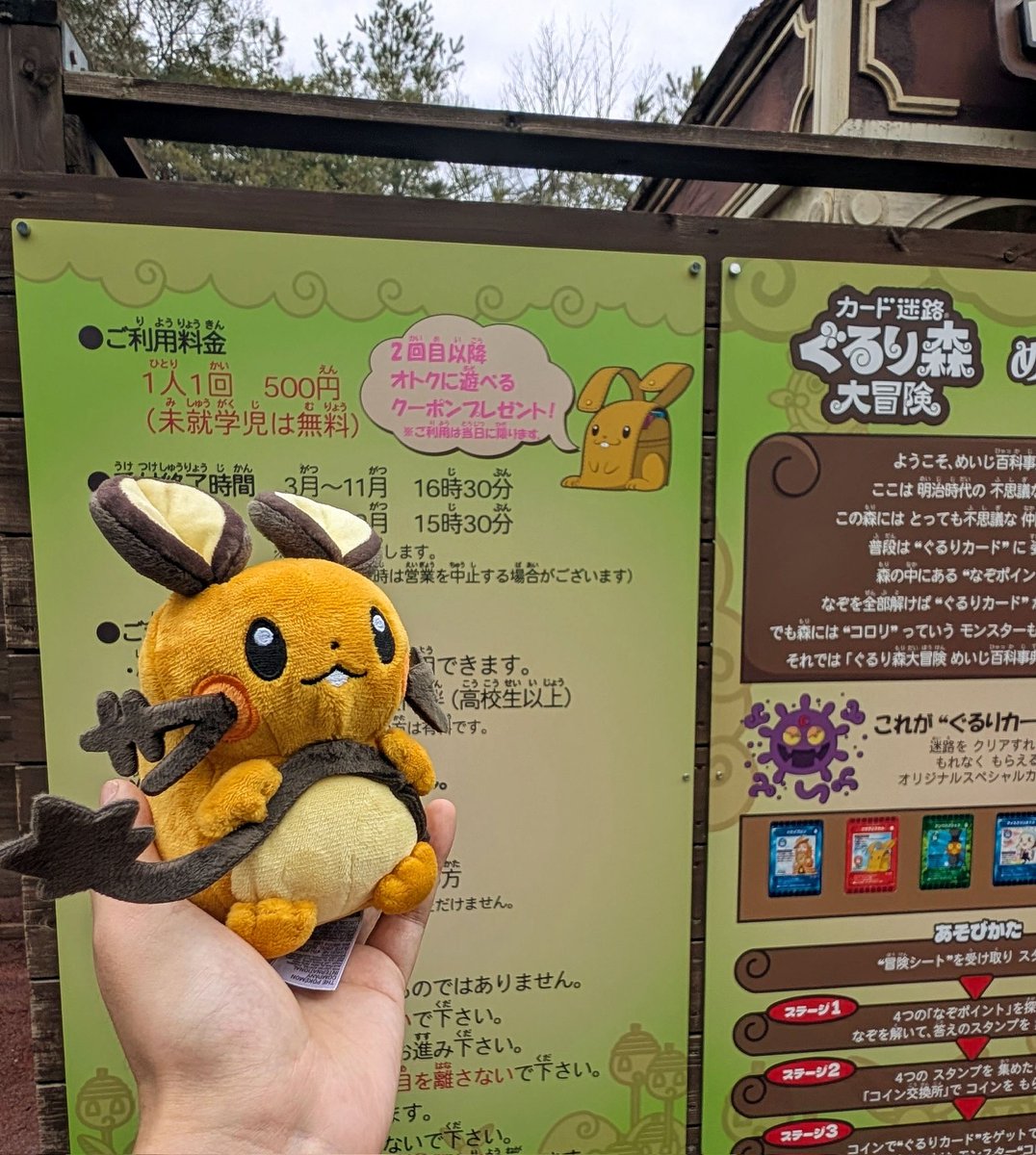 デデンネ、ポケパークだよ