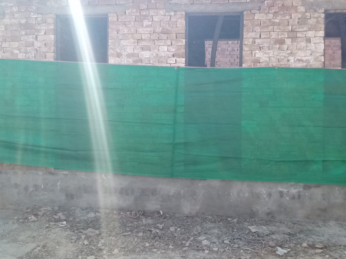 Making safe and secure the  schools of Faisalabad where construction work in under process