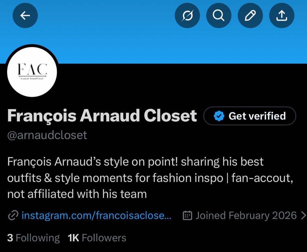 François Arnaud Closet tweet media