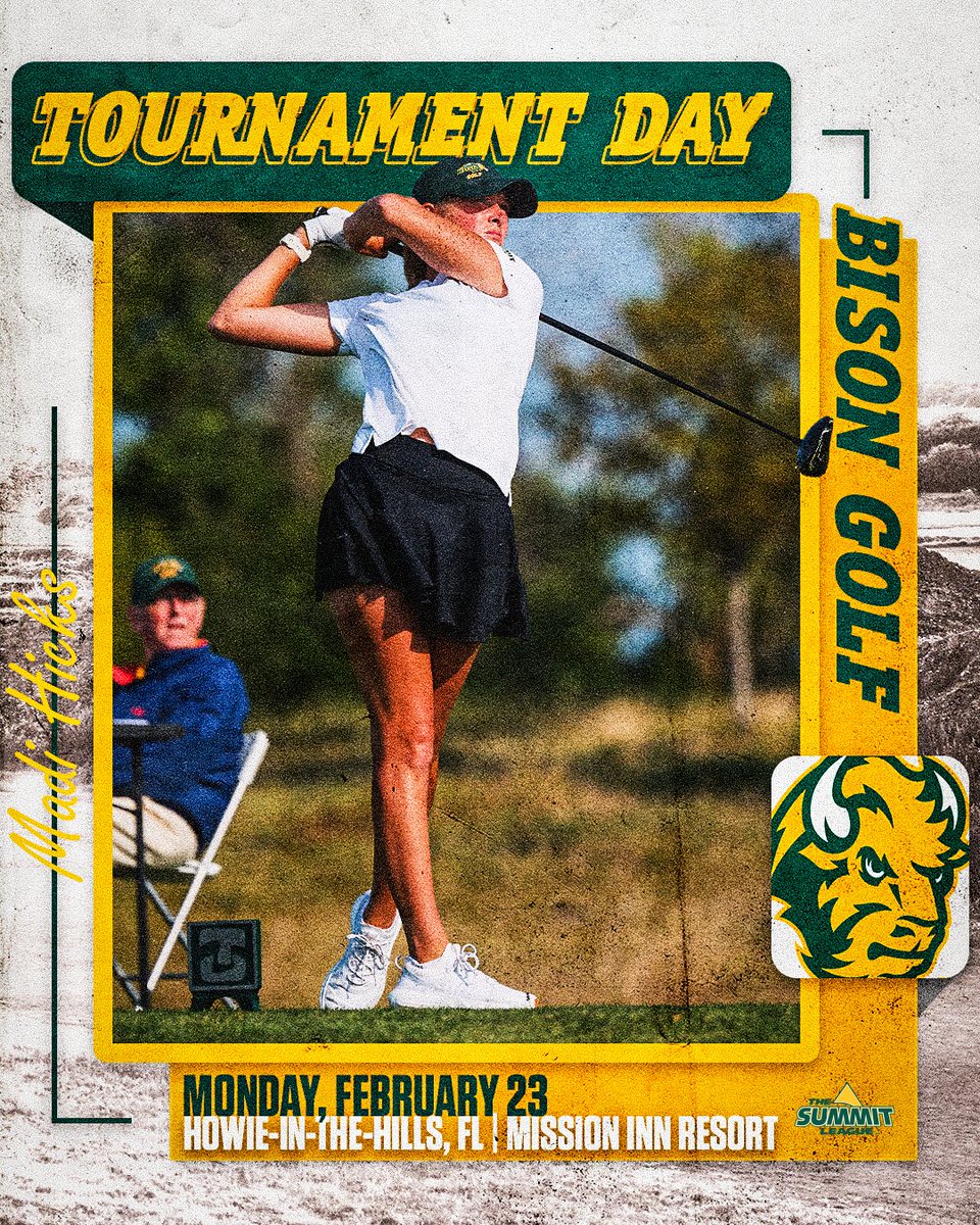 NDSU Golf tweet media