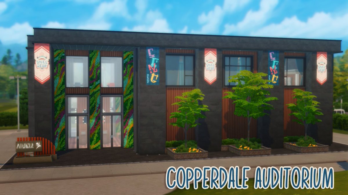 plasmajanes's tweet photo. Copperdale Auditorium 🎭🎓💃🏼
You can download my version of Copperdale’s Auditorium over on my tumblr: plasma-janes.
#sims4 #ts4 #sims #sims4download #ts4download #simsdownload #sims4build #ts4build #simsbuild https://t.co/aNIsVRDwgx