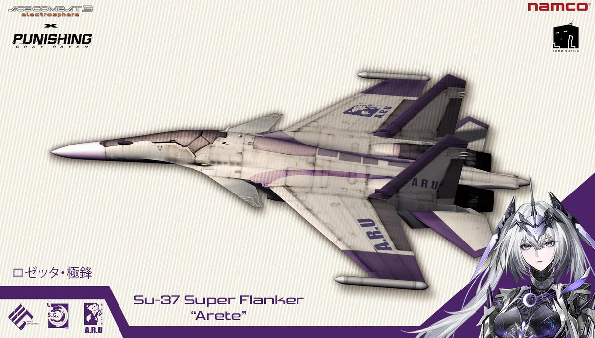 Su-37SF (Rosetta: Arete livery)
#ACECOMBAT #PGR