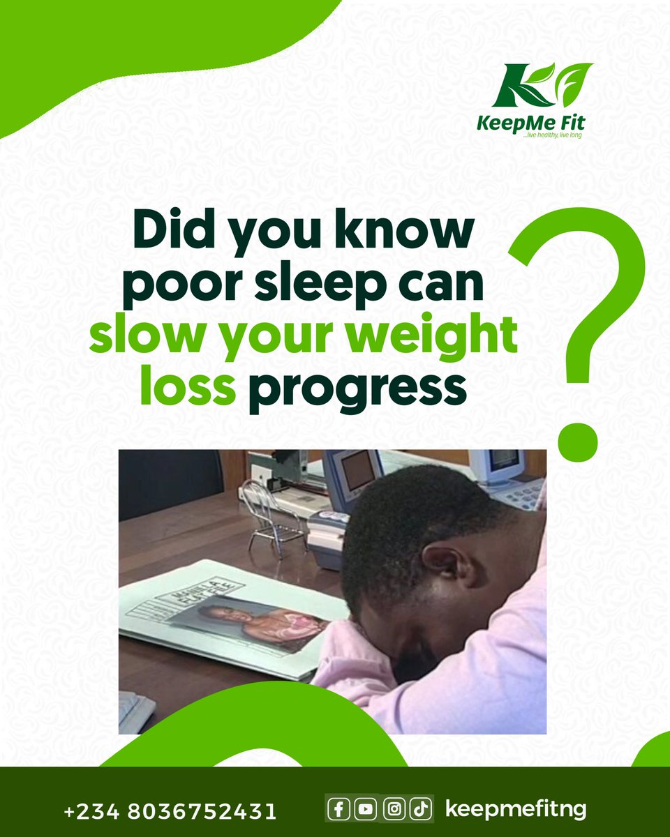 Keepmefitng's tweet photo. Poor sleep = slow results. 😴⚠️
When you don’t sleep well, your hunger hormones go wild, cravings increase, stress levels rise, and your body holds on to fat.
You can’t out-diet or out-train bad sleep.
If weight loss feels stuck, fix your sleep first.
7–9 hours isn’t laziness. https://t.co/3dCR4yB5Cb
