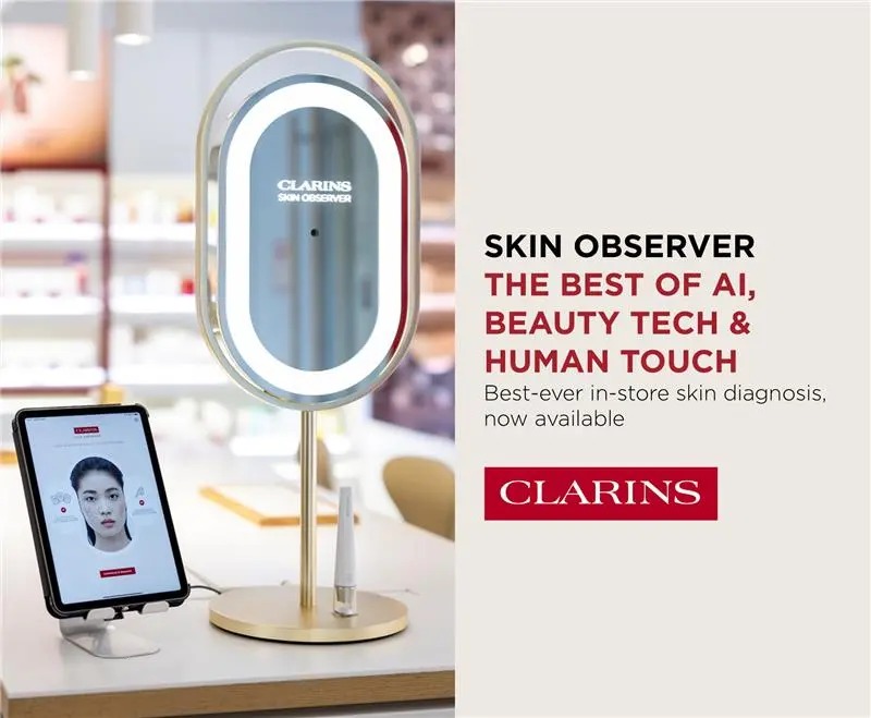 fmd1_com's tweet image. Buzz of the Day: #Clarins launches #AI Skin Observer to elevate #Customer InStore #Experience lnkd.in/dGz85nhz