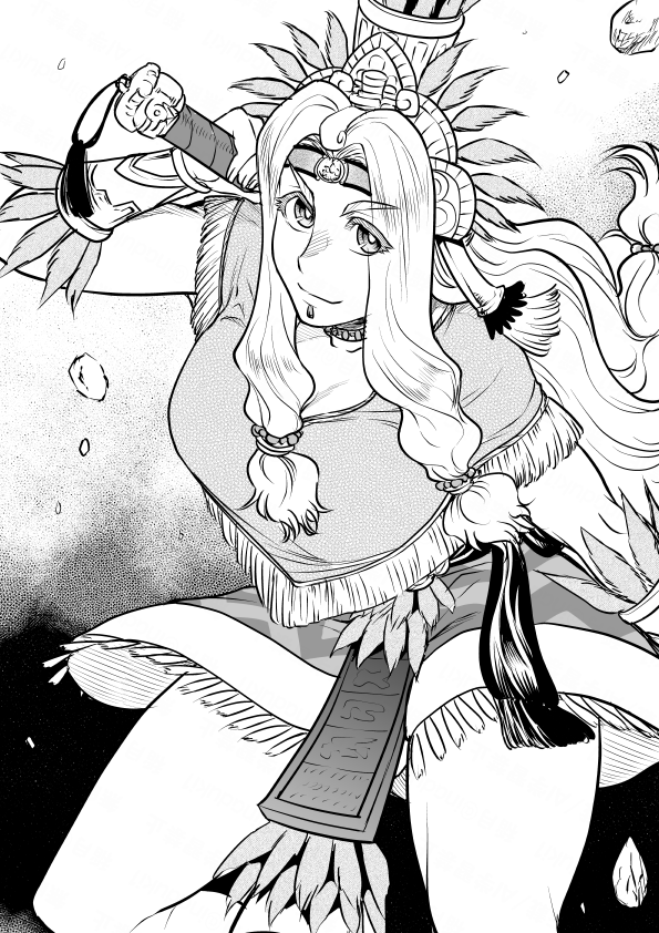 闘気溢れる今日のお姉さん🔥