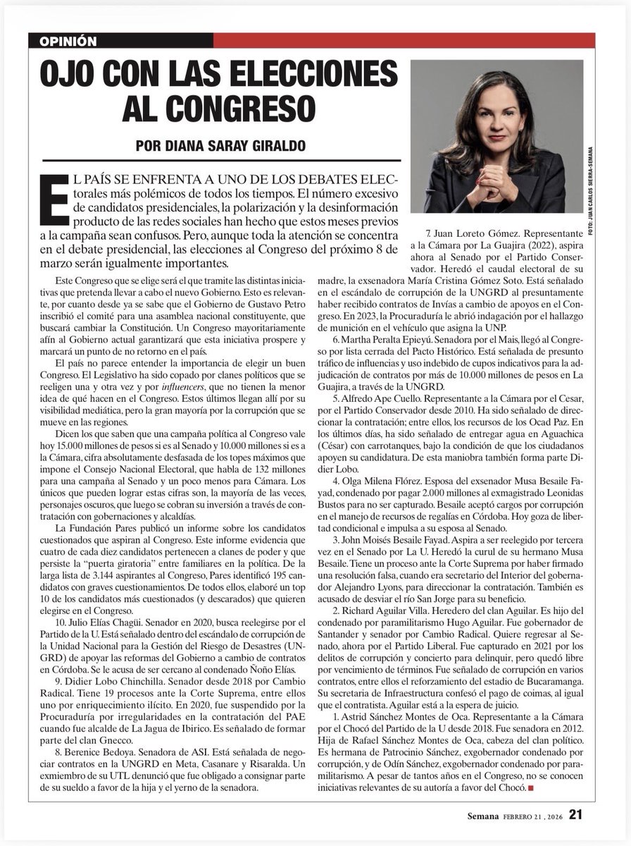 Aunque la lista de descarados que tienen serios cuestionamientos y quieren elegirse al Congreso es mucho más extensa, aquí está el top 10 de sinvergüenzas que están pidiendo el voto para las elecciones del 8 de marzo!