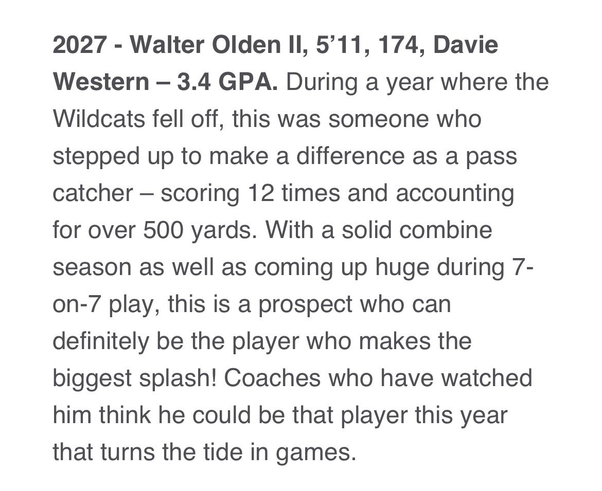 Walter “Deuce” Olden II ⭐️⭐️⭐️ tweet media