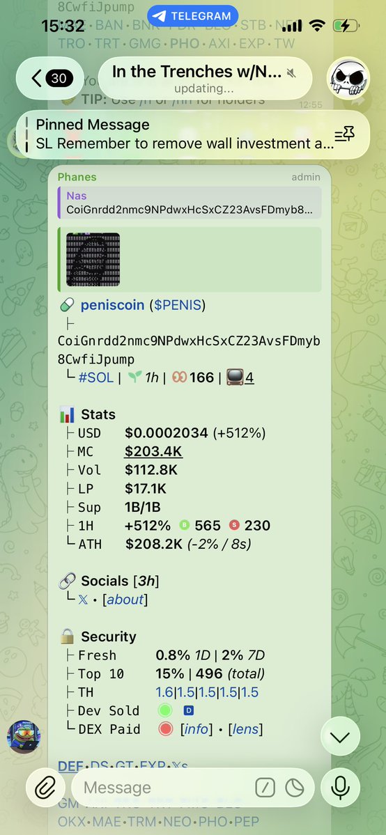 for_futurenas's tweet image. 2.6X 🔥 GAINS ON CRYPTO RN?😱💥  
 $PENIS boutta make u RICH 🚀  

CoiGnrdd2nmc9NPdwxHcSxCZ23AvsFDmyb8CwfiJpump

Banks HATE this trick 😤  
They’ll NEVER leak this sauce  

Only in my PRIVATE grp 🔥  
Unlimited early alpha calls DAILY  

DM ME NOW b4 spots close!! ⏰