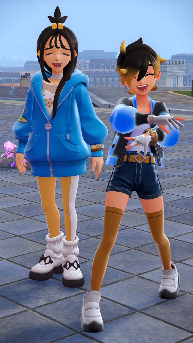 Dearnero24's tweet photo. ポケモンレジェンズZAのMZ団メンバーのイメージコーデ https://t.co/IFyyE9CXVO