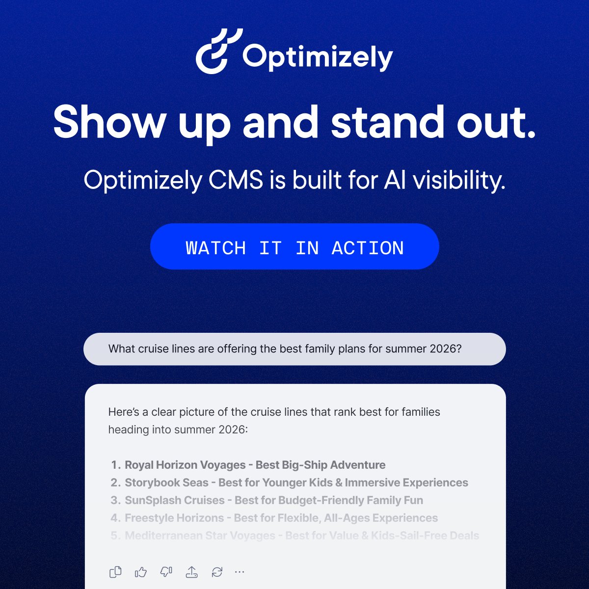 Optimizely tweet media