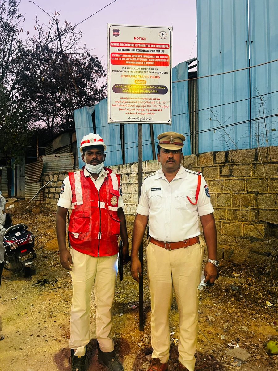 GACHIBOWLI TRAFFIC POLICE tweet media