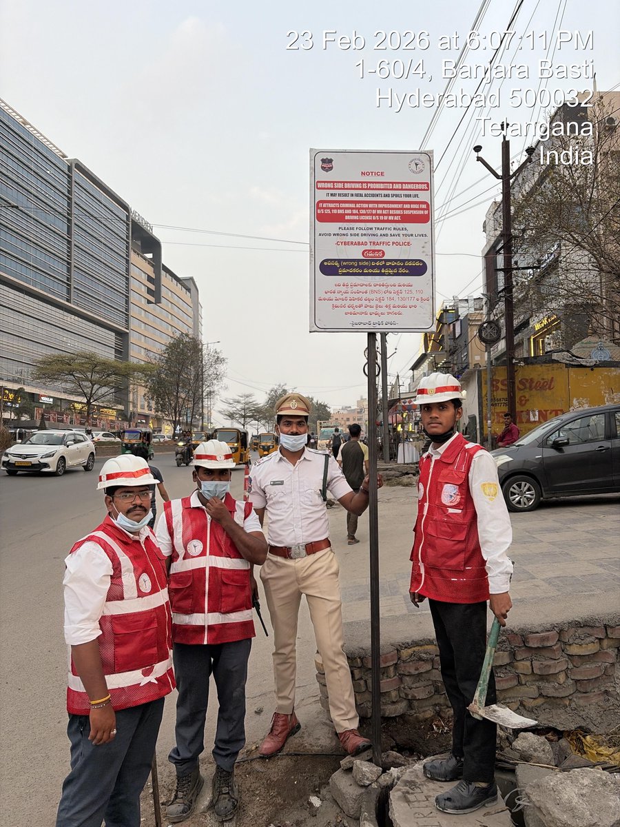 GACHIBOWLI TRAFFIC POLICE tweet media