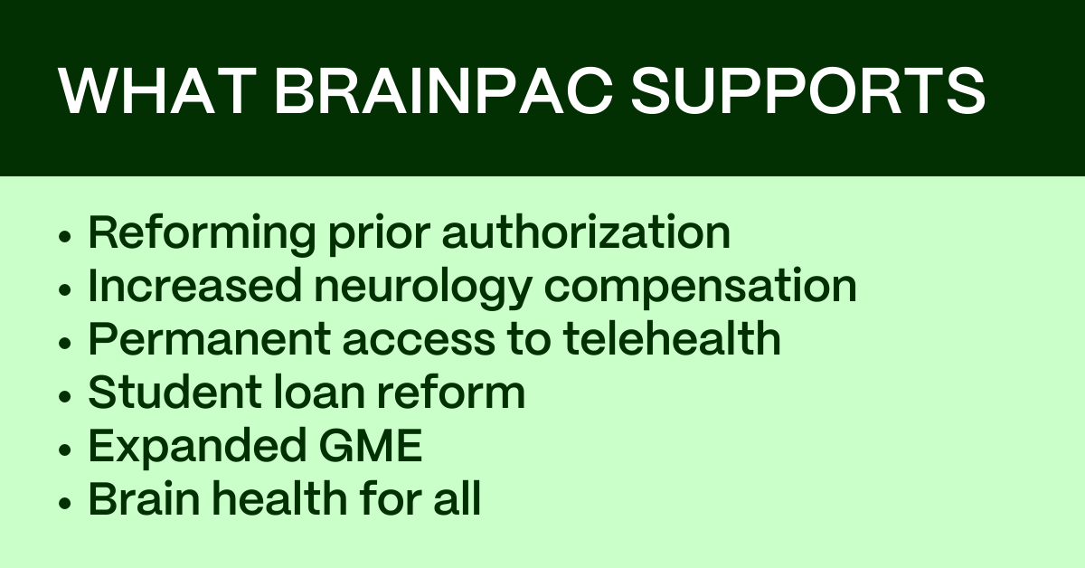 BrainPAC gives the Academy a strong voice on Capitol Hill and exists to support and help elect neurology-friendly candidates to the US Congress.

Learn more: hubs.la/Q0449QQs0

#NOH26 #AANadvocacy