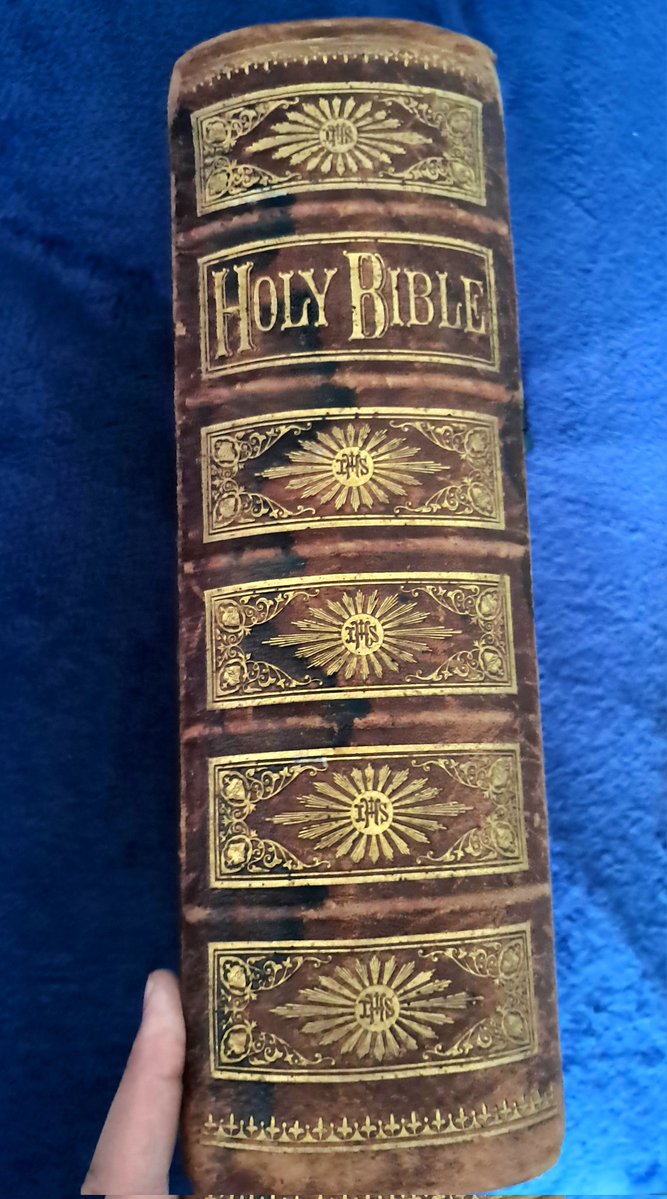 TheMcKelly's tweet image. Today I was gifted my former parish priest's Douay-Rheims Revised (Study) Bible!

#DouayRheims #StudyBible #Bibles #CatholicBible