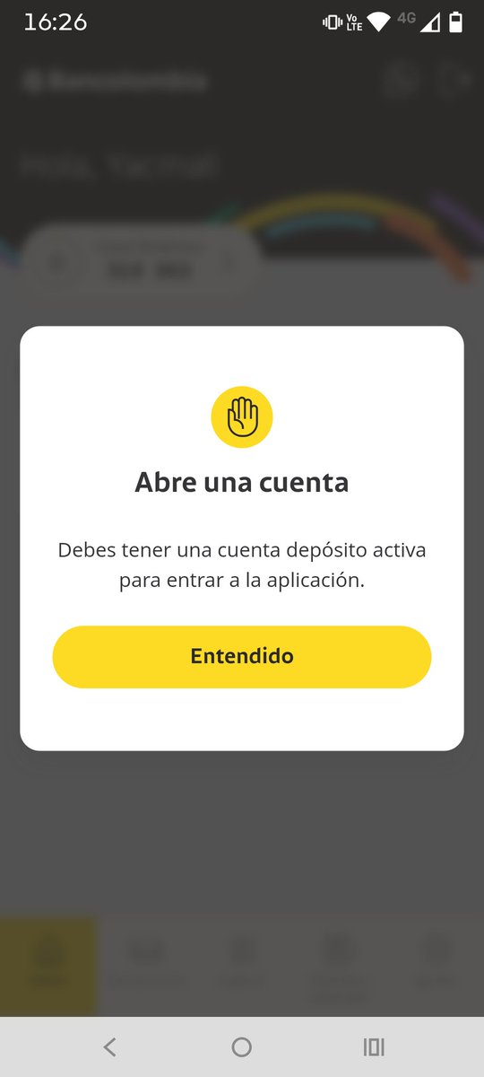 yacmali's tweet photo. @Bancolombia Algunos pueden por lo menos ver su saldo. YO NI ESO PUEDO VER 🙄🙄🙄 https://t.co/8WAmRNBjrn