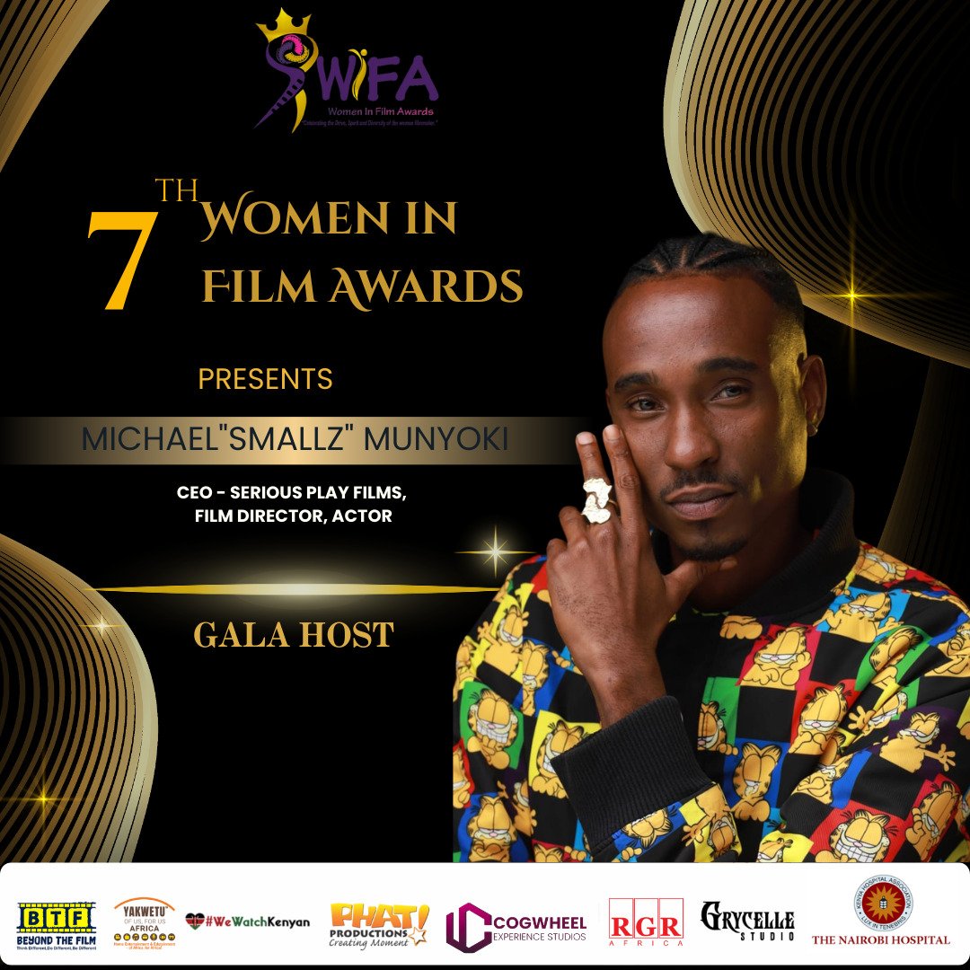 Bold. Relatable. Unfiltered!! 💯

We are proud to unveil Michael “Smallz” Munyoki as our official WiFA Host! 🥳🥳 A Kenyan actor, storyteller, Film Director and Creative force whose journey from background roles to standout performances inspires many. 🤎

#wifa2026  #filmakers