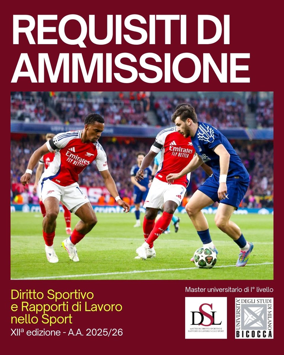 Master Diritto Sport tweet media