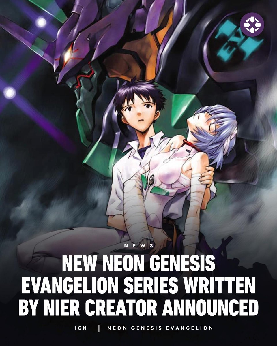 IGN's tweet photo. Yoko Taro, the writer best known for his work on the NieR games, is set to write the script for a new upcoming Neon Genesis Evangelion series, while NieR composer Keiichi Okabe will provide the score. https://t.co/TjYvMgMhoT