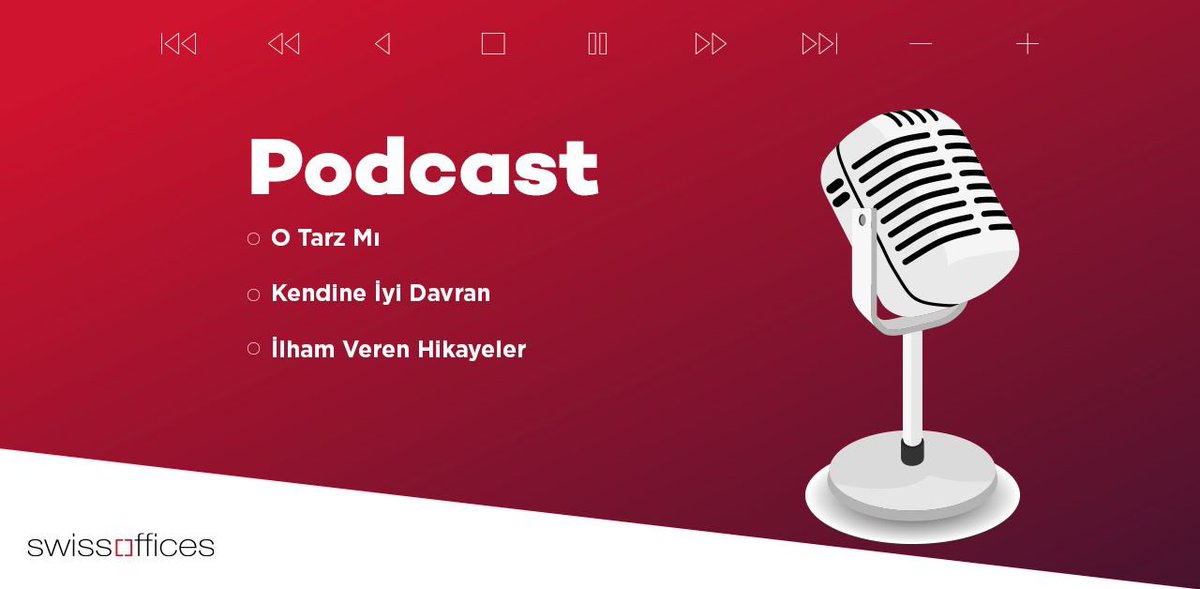 SwissOffices's tweet photo. Şubat ayında ofis molalarınıza eşlik ederek ilhamınızı artıracak podcast önerilerimiz sizi bekliyor. 

🎧 O Tarz Mı
🎧 Kendine İyi Davran
🎧 İlham Veren Hikayeler

#SwissOffices #Prestij #KonforDogasındaVar https://t.co/GiTO5mSuq1