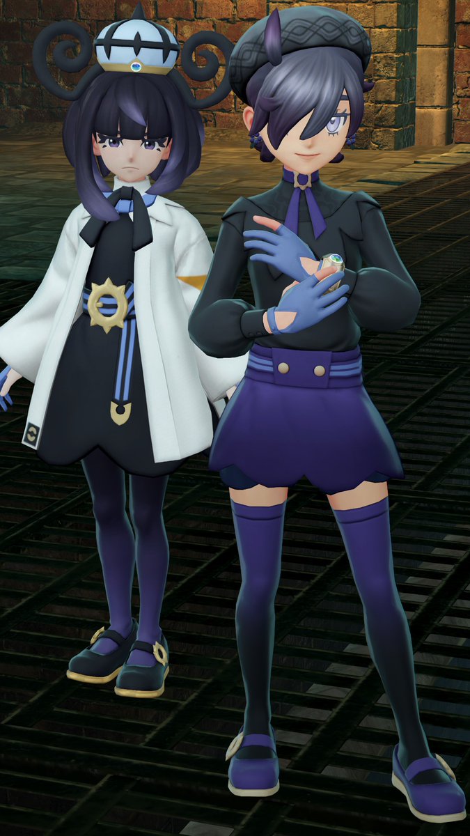 Dearnero24's tweet photo. ポケモンレジェンズZAのカナリィ、シロー、ムクのイメージコーデ https://t.co/kdjCLy477h