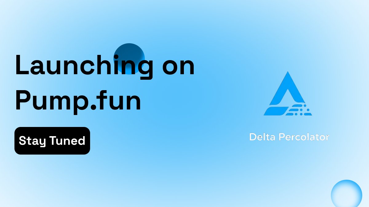 Delta Percolator tweet media