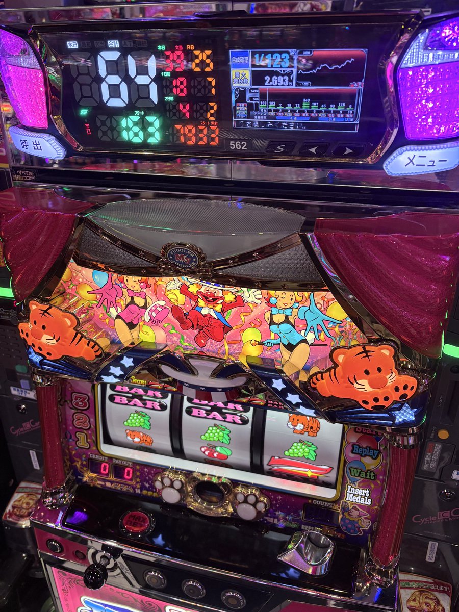 🐈22日🐈の最大差枚数結果発表❤️‍🔥➄ 🤡ジャグラーシリーズ