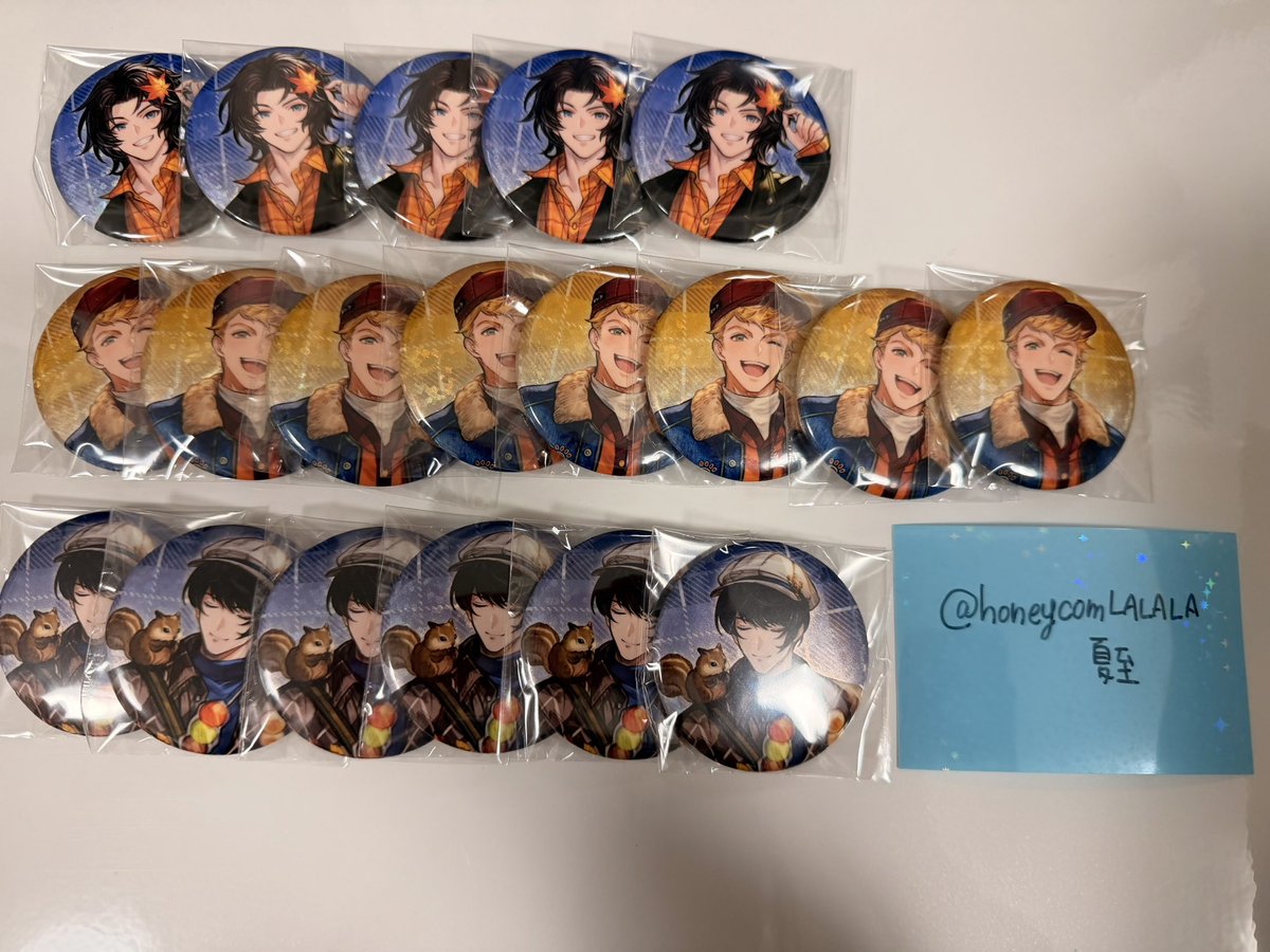 交換希望】グラブル Leaf peeping ハンズ ANICLOSET 缶バッジ 【譲