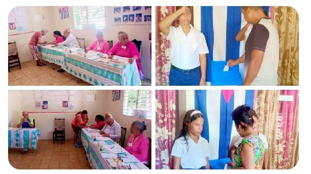 #TuVozTuVoto 
En la jornada dominical varias localidades de #CubaEstáFirme desarrollaron  elecciones para cubrir cargos vacantes del #PoderPopular, prevaleció la transparencia, imparcialidad y legalidad
#JuntosPorLaDemocracia
