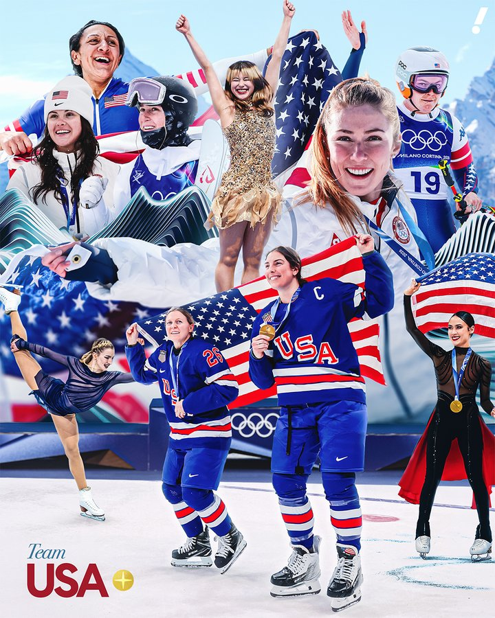 <a href="/shannonrwatts/">Shannon Watts</a> Team USA women finished with more gold medals and total medals than the men for a SIXTH straight Olympics 🥇🇺🇸 according to <a href="/YahooSports/">Yahoo Sports</a>