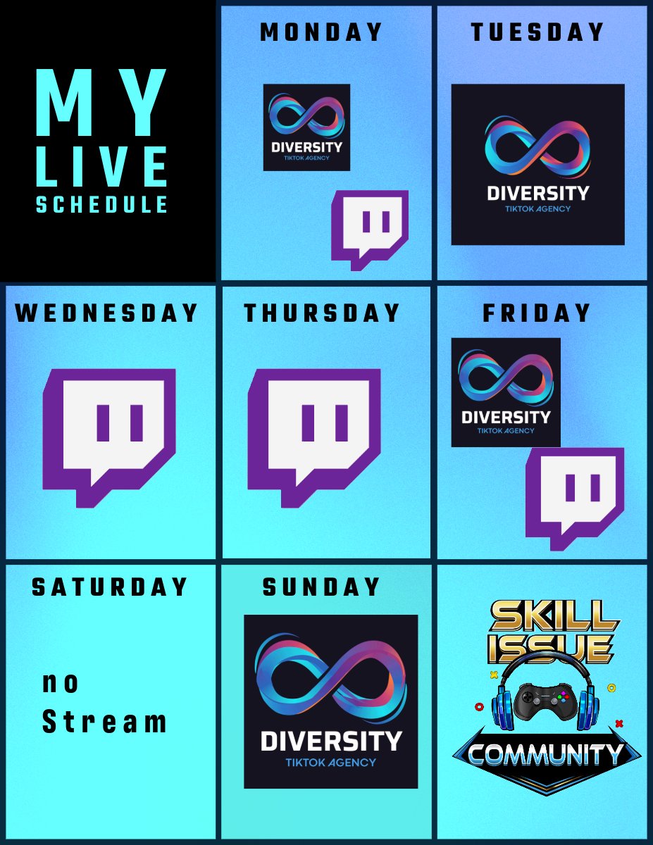 DJKnightwithin's tweet photo. this week shedule that starts on 23/2 make sure to follow me on both sides  and turn on that bell as you will be notify on Tiktok or purple app - https://t.co/k6Mgd7MGbi and tiktok as djknightwithin https://t.co/FnUfkD8euH