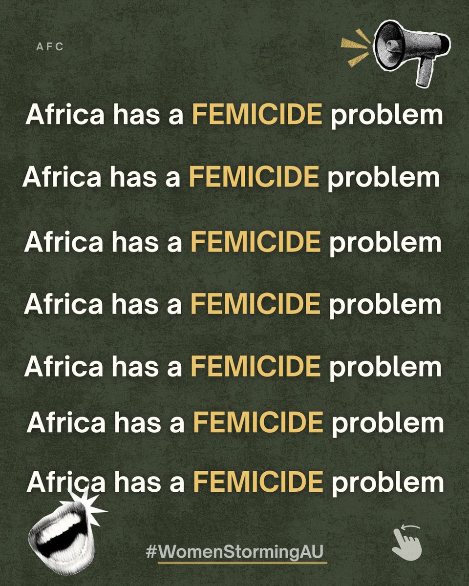AFCoalition_'s tweet photo. African women and Gender minoritized people are dying!  

#WomenStormingAU 🩸 https://t.co/Fiq6FLbX8m