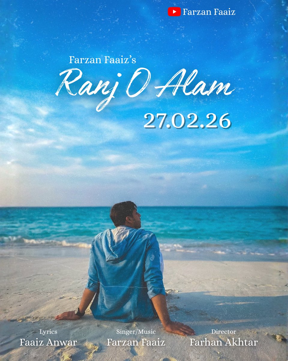 FarzanFaaiz's tweet image. Ranj O Alam

27.02.26

The wait begins.

#newmusic #sadsong #newhindisong
