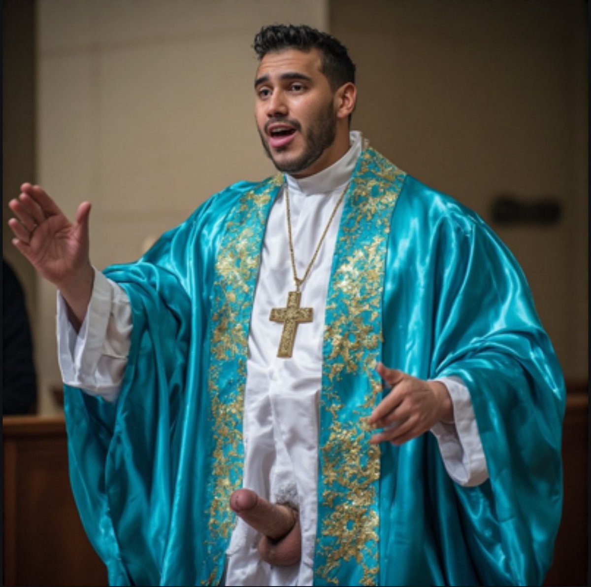 Hot_studs96's tweet photo. Forgive me father. For I have sinned. #Dazzle #priest #Satin https://t.co/7sZPun9UpM