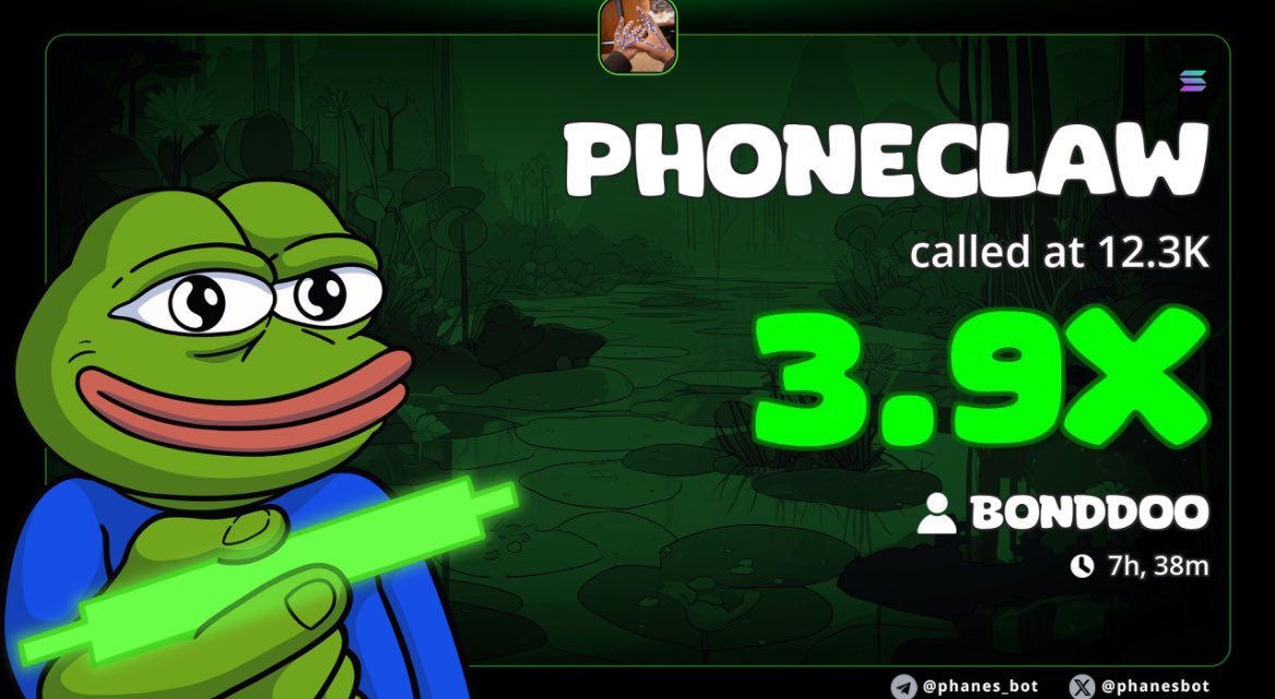 bondofnf's tweet photo. 24 hrs &amp; 13x later.  

$CLAWBOOK 
$CABBAGE 
$SLOPCOJN 
$PHONECLAW https://t.co/Pv1YBLI9oW