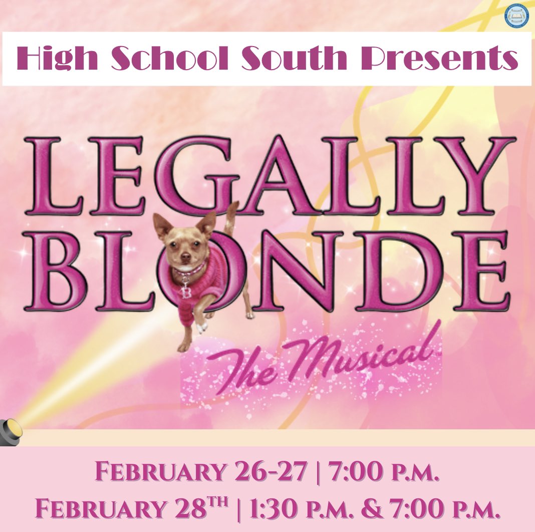 WWP_Schools's tweet image. Don’t miss HSS’s production of Legally Blonde! “What, like it’s hard?” 💖 Shows are Feb 26 &amp;amp; 27 at 7 PM, and Feb 28 at 1:30 PM &amp;amp; 7 PM🎭 

Online presale tickets here: bit.ly/4s8dDxL | Door admission: $15.00🎟️  #WWP #WWPRSD #SpringMusical
