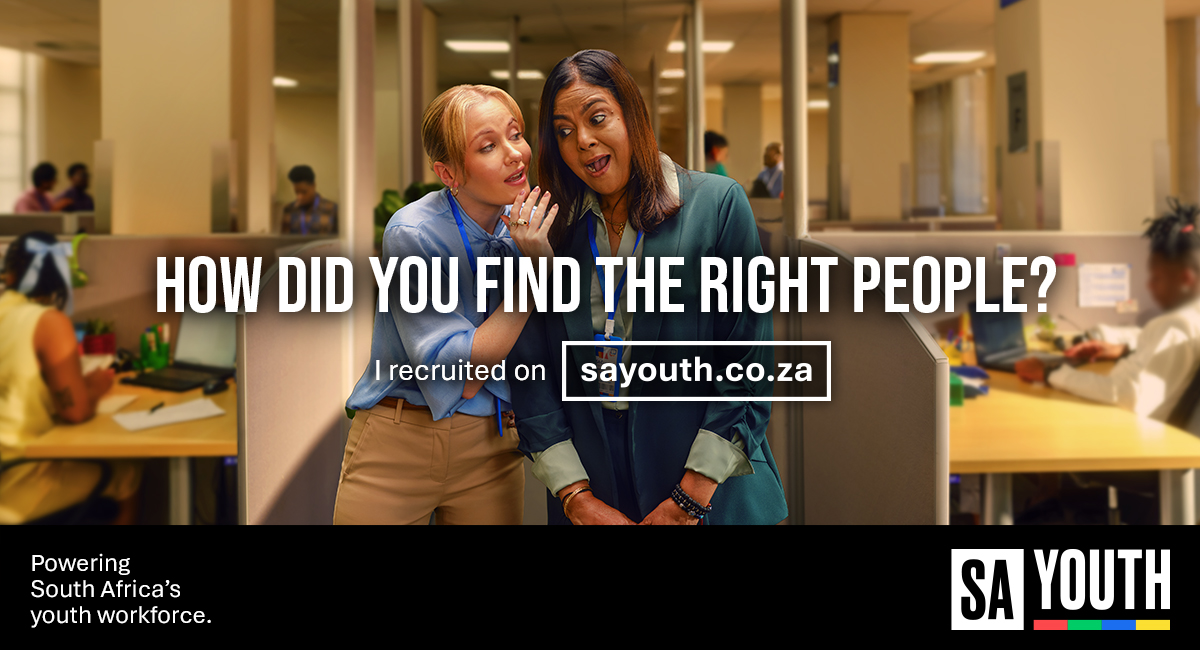 Radio702's tweet photo. Over 4.6 million young work-seekers. More than 3,000 employers. One platform changing lives.

Hear how SA Youth is powering SA's youth workforce on 24 Feb 7:10 pm on 702 with Sharmi Surianarain &amp; Stephen Grootes.

#RecruitOnSAYouth #Sponsored https://t.co/7VwVt81KwK