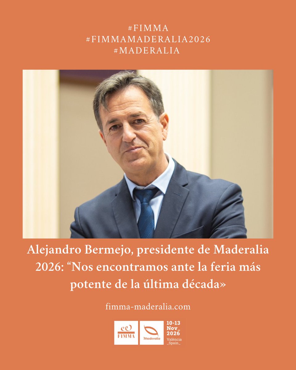 🔥 “Nos encontramos ante la feria más potente de la última década

Así de contundente se ha mostrado Alejandro Bermejo, presidente del Comité Organizador de Maderalia, al analizar el momento que vive FIMMA + Maderalia 2026.