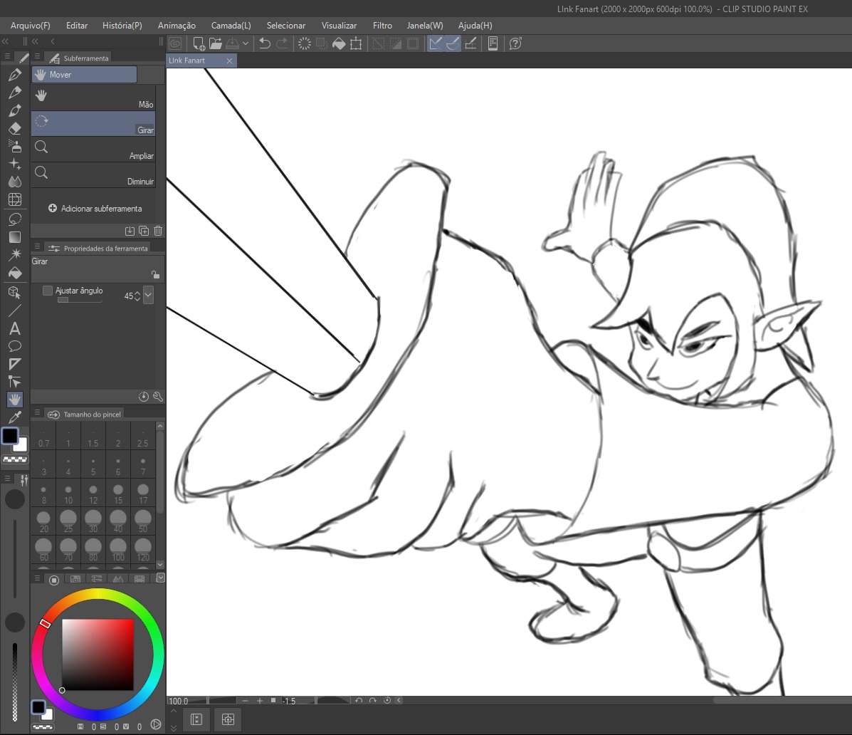 Making Zelda fan art kkkkkkkk